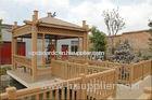 WPC Outdoor Gazebo With Passage Decking Board / WPC Pavilion