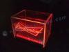 Budweiser Transparent Acrylic Led Ice Bucket Laser Logo CE UL ROHS SASO