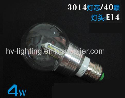 LED Bulbs 4W E14 85 to 265V AC