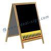 Large Wooden Frame Advertising Chalkboards For Writing Sandwich Board