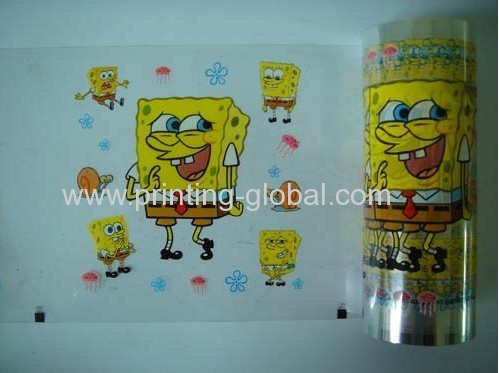 Hot stamping film for plastic gift box