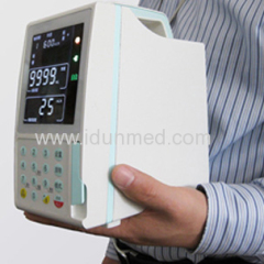 Medical Portable Electronical LCD Peristaltic Volumetric IV Set Infusion Pump with Wireless by CE/ISO approved