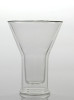 High Transparent Double Wall Martini Glasses