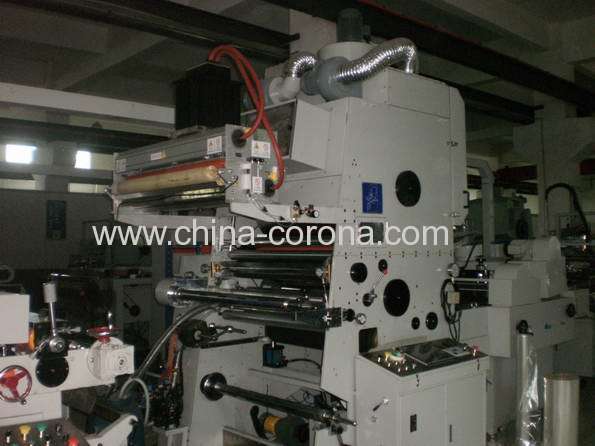 corona treatment machine discharge station