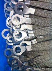 electrical copper braided bonding strap