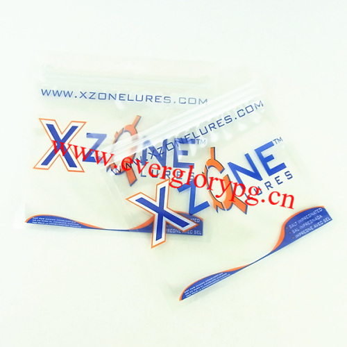 Clear zipper ldpe plastic bag