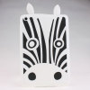 2013 hot selling Silicone cell phone case for ipad mini with zebra desgin