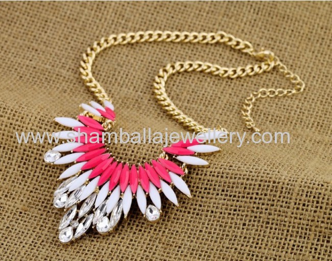 wholesale rhinesrone bib collar shourouk necklaces fashion jewelry