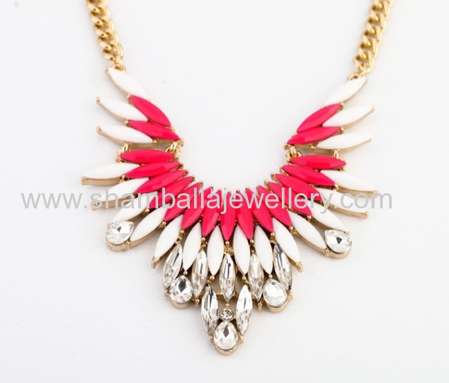 wholesale rhinesrone bib collar shourouk necklaces fashion jewelry