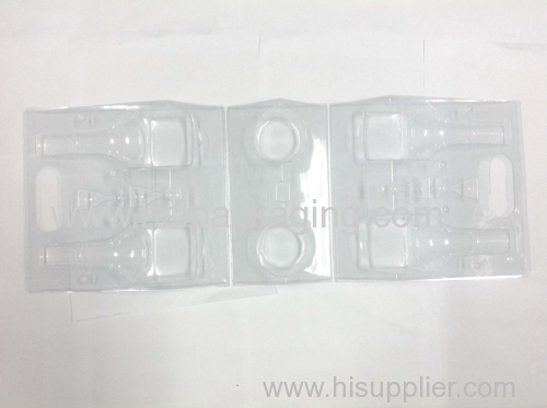 High quality PS flocking tray