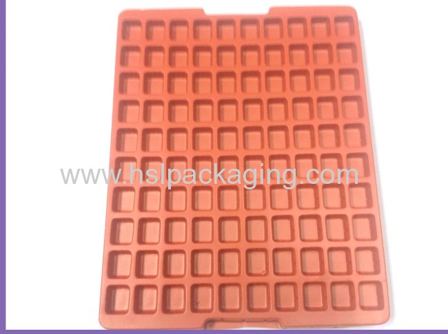 Flocking package plastic flocking packing PS flocking tray