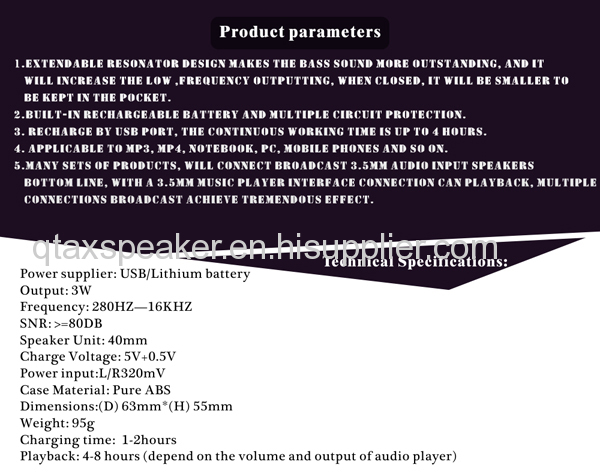 2013 HOTTEST electronic novelties portable mini speakers china