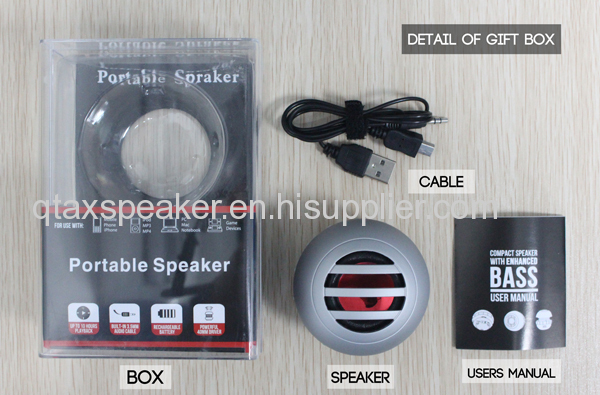 2013 HOTTEST electronic novelties portable mini speakers china