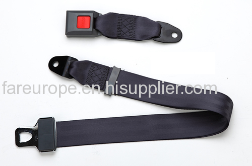 Static 2-point bus seat belt