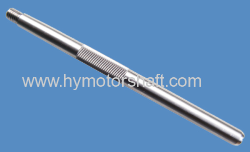 Carbon steel fuel pump motor shaft