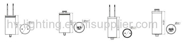 Lighting capacitor 4uf to 40uf