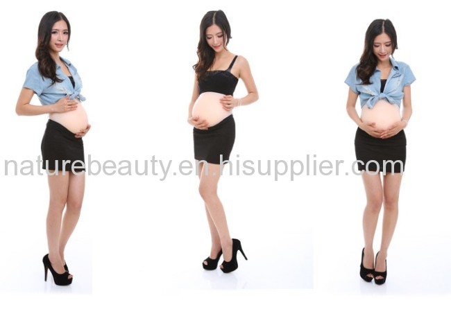 Realistic Silicone fake pregnant tummy with full sizes