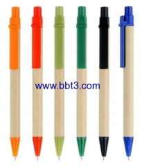 Eco-friendly promotional ballpoint pen with ABS clip