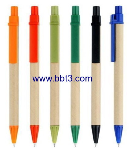 Eco-friendly promotional ballpoint pen with ABS clip