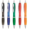 Hot selling promotional pen with translucent barrel and metal clip