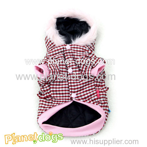 Pink Pet winter Coat