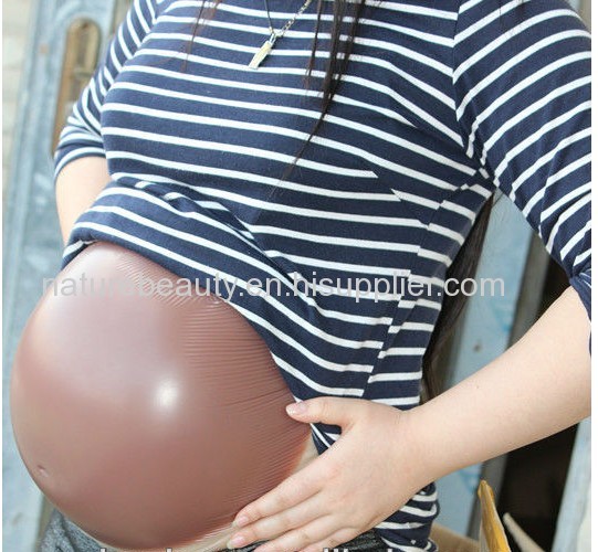 Colored silicone artificial pregnant tummy for false pregnant