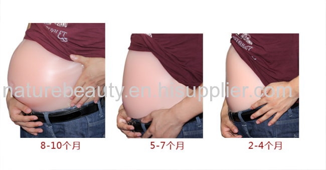 silicone fake Pregnant Bump for a artificial baby belly