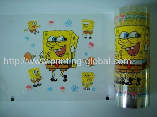 Hot stamping printing film for tape dispenser( for ABS/PS/PC/PP/PE/PVC)