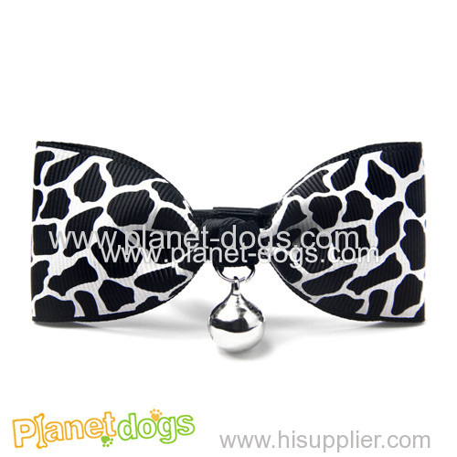 Leopard Dog Bow Tie