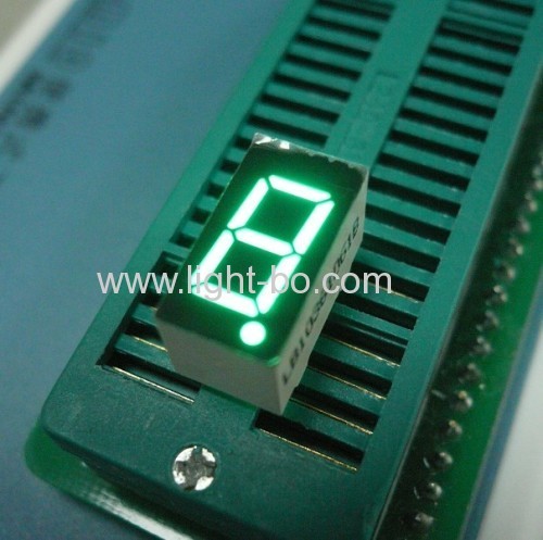 Ultra bright white single digit 0.36  common anode 7 segment led display for instrument panel