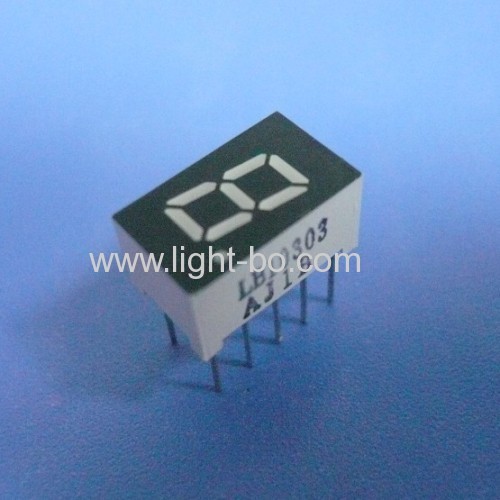 7.62mm (0.3 inch) Anode Green single digit 7-Segment LED Display for cooker hood -7.6 x 12.7 X6.1mm