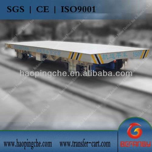 battery rail motorized transfer car: 10t mounted on the rail