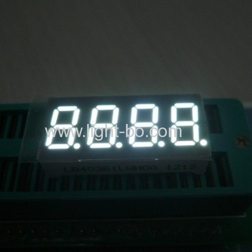 Super Red Cathode 4-digit 0.367-Segment LED Display for temperature indiator