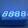 Ultra Blue Four-Digit 14.2mm ( 0.56 inch) Anode 7-Segment LED Clock Display