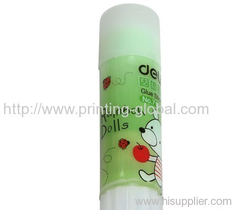 Hot stamping film for plastic glue stick pipe