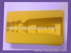 plastic pvc insert tray in paper box for cosmetics