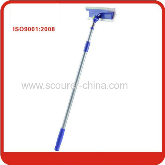 Telescopic aluminum handle magnetic window cleaner