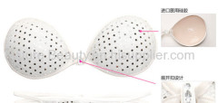 Bling,bling dots sexy and elegant invisible silicone bra