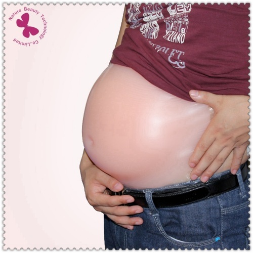 silicone artificial Pregnant Bump for a fake pregnanty baby