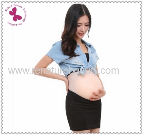 Realistic Silicone fake pregnant tummy with full sizes