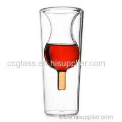 Hand Made Inside Out Liqueur Glasses