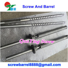 Screw barrel for wire and carble plastic machine