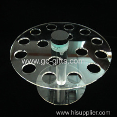 Circular cosmetics display stand