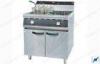 Floor Type Electric Deep Fryer With Double Tank / 4 Basket , 3N - 380V