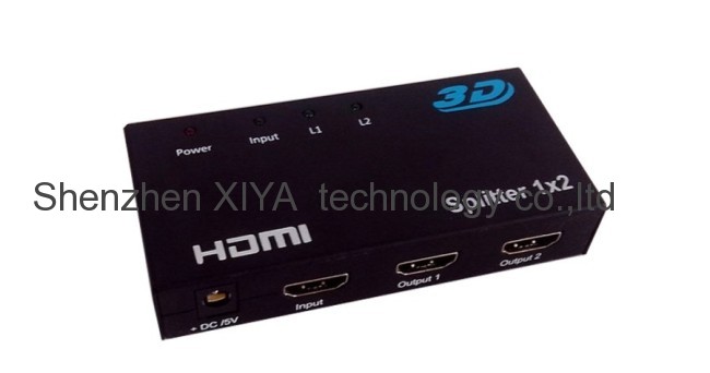 HDMI splitter 1in 2 out support 3D