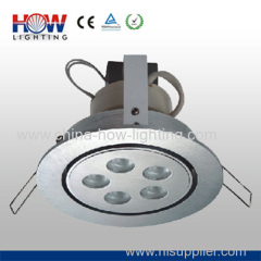 2013 new High Quality 5W LED Downlight Housing with 5pcs Cree XR Chips