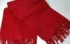 100% Cashmere Throw Blanket , Red Throw Blanket Promotional