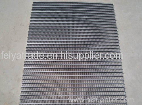 flat wedge wire panel