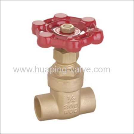 Sweat Standard Port Brass Gate Valve