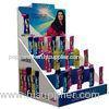 PMS / CMYK Recyclable Corrugated Cardboard Display Counter For Lipstick , Glossy / Matt Lamination